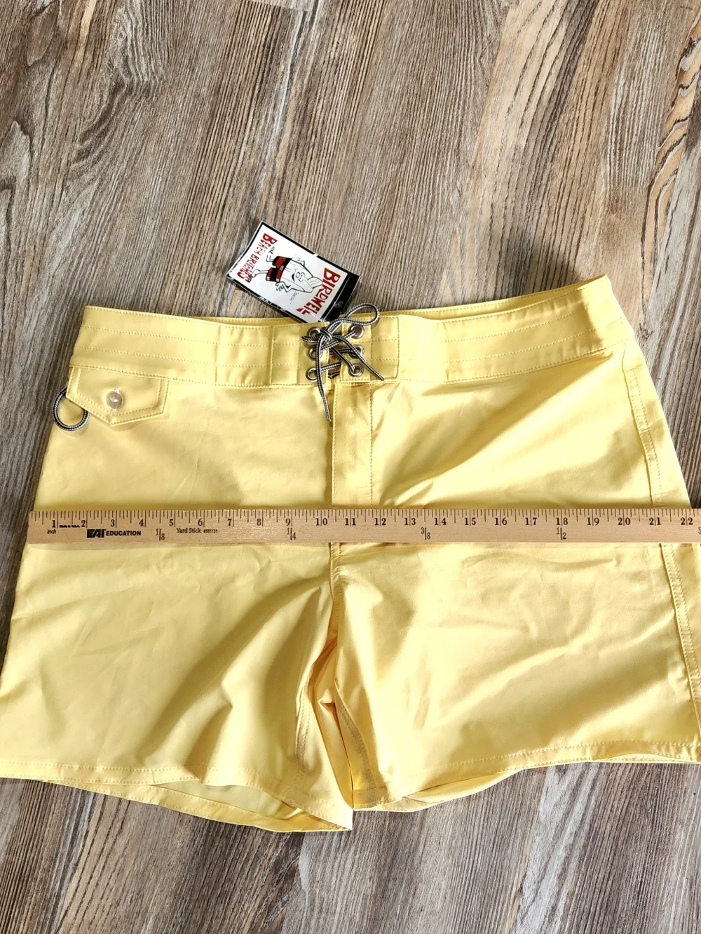 Birdwell Yellow Athletic Women's Shorts